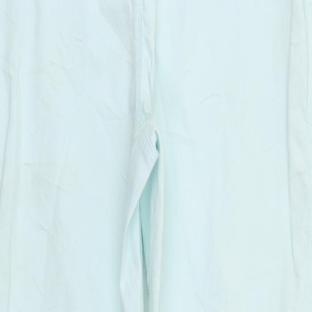 Preworn Womens Blue  Denim Skinny Jeans Size 30 in L28 in - Very pale Blue
