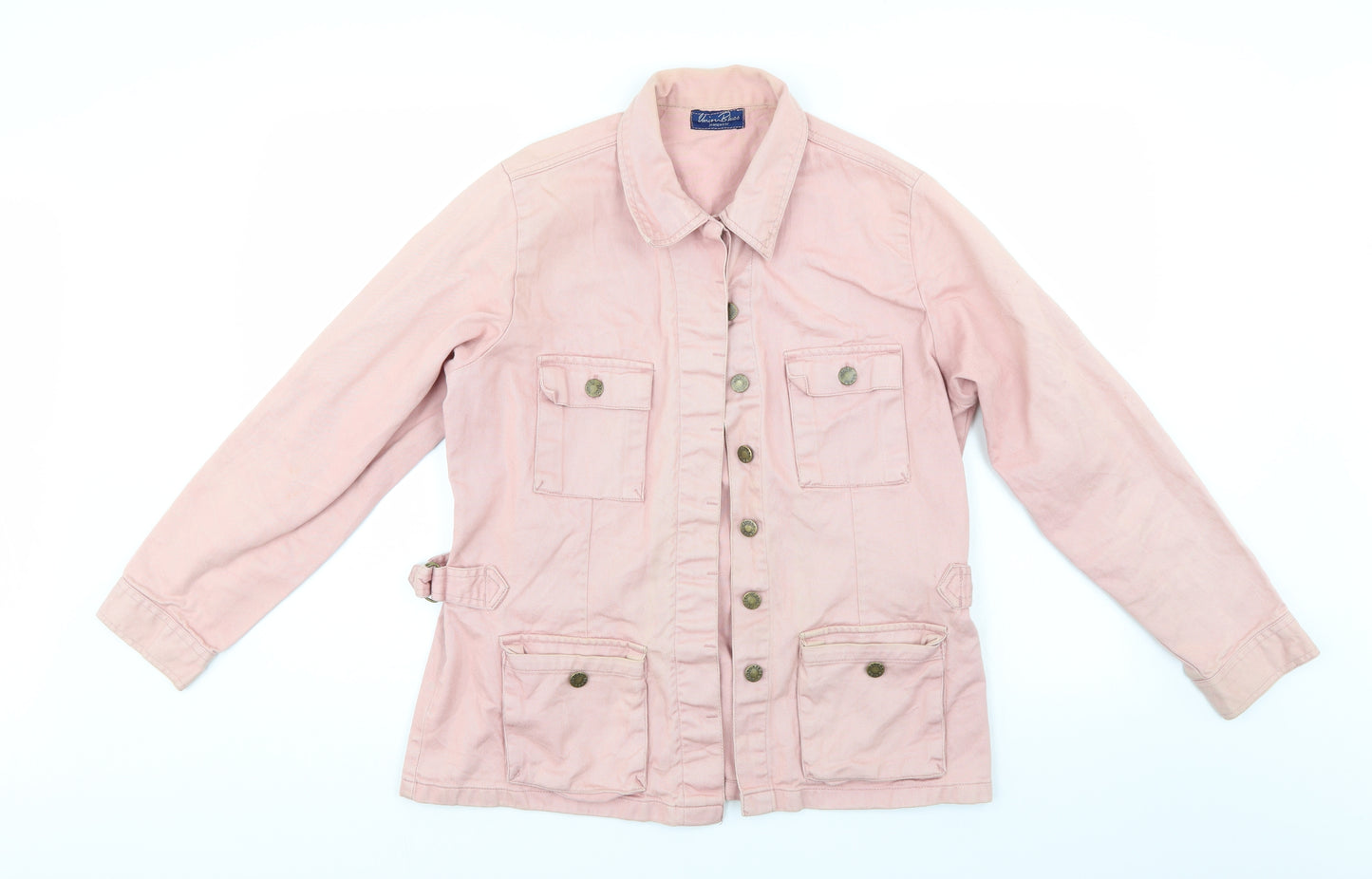 union Blues Womens Pink  Denim Jacket  Size 16