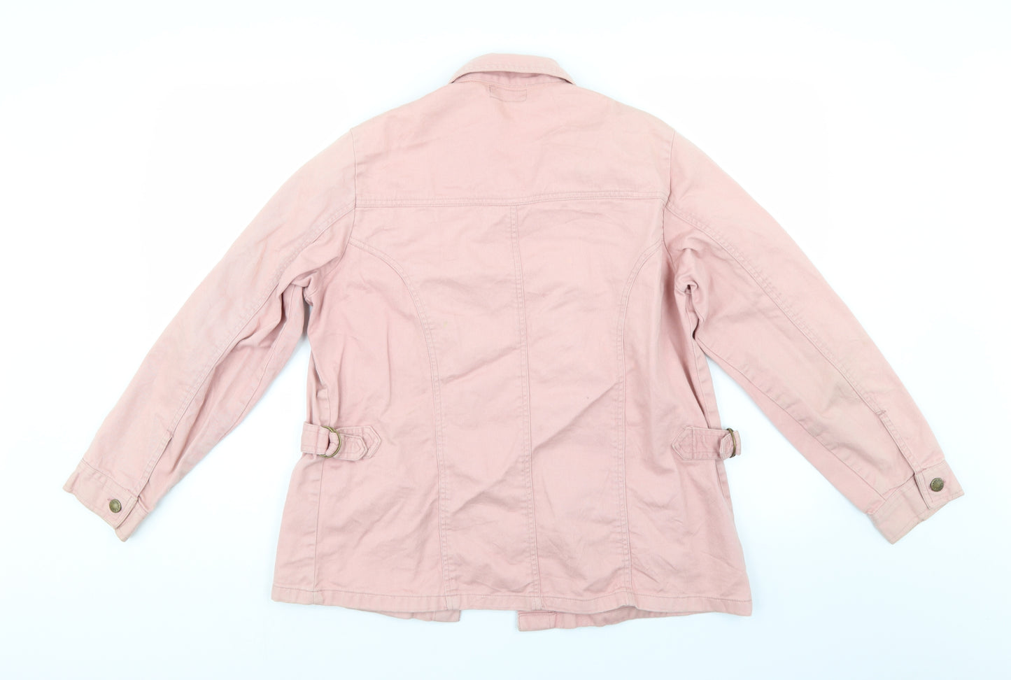 union Blues Womens Pink  Denim Jacket  Size 16