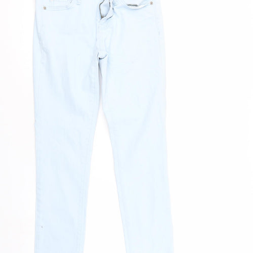 Gap Womens Blue  Denim Straight Jeans Size 4 L27 in