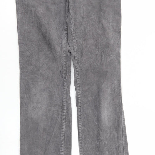 levis Mens Grey  Corduroy Trousers  Size 27 L34 in