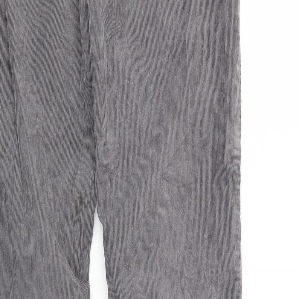 levis Mens Grey  Corduroy Trousers  Size 27 L34 in