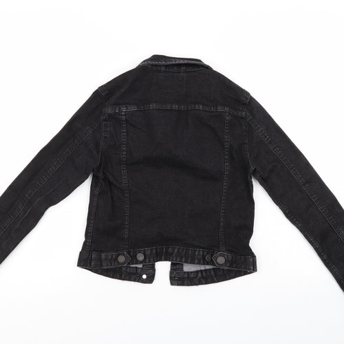Pull&Bear Womens Black  Denim Jacket  Size S