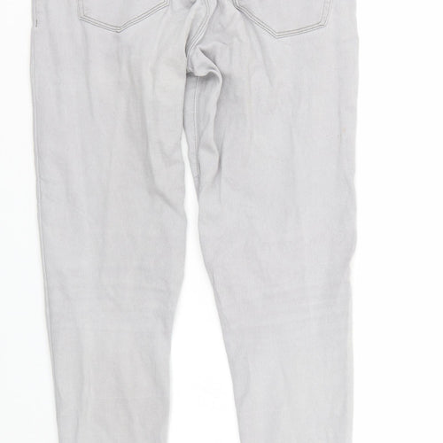 Denim & Co. Womens Grey  Denim Jegging Jeans Size 10 L28 in