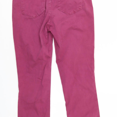 NxDYJ Womens Purple  Denim Straight Jeans Size 8 L28 in