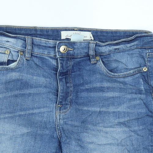 L.O.G.G Womens Blue  Denim Boyfriend Shorts Size 10