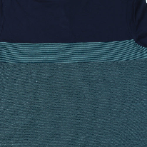 F&F Mens Green Colourblock   Polo Size 2XL