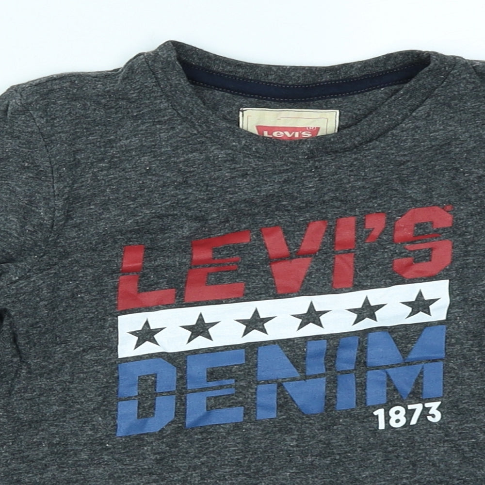 Levi's Boys Grey   Basic T-Shirt Size 5 Years