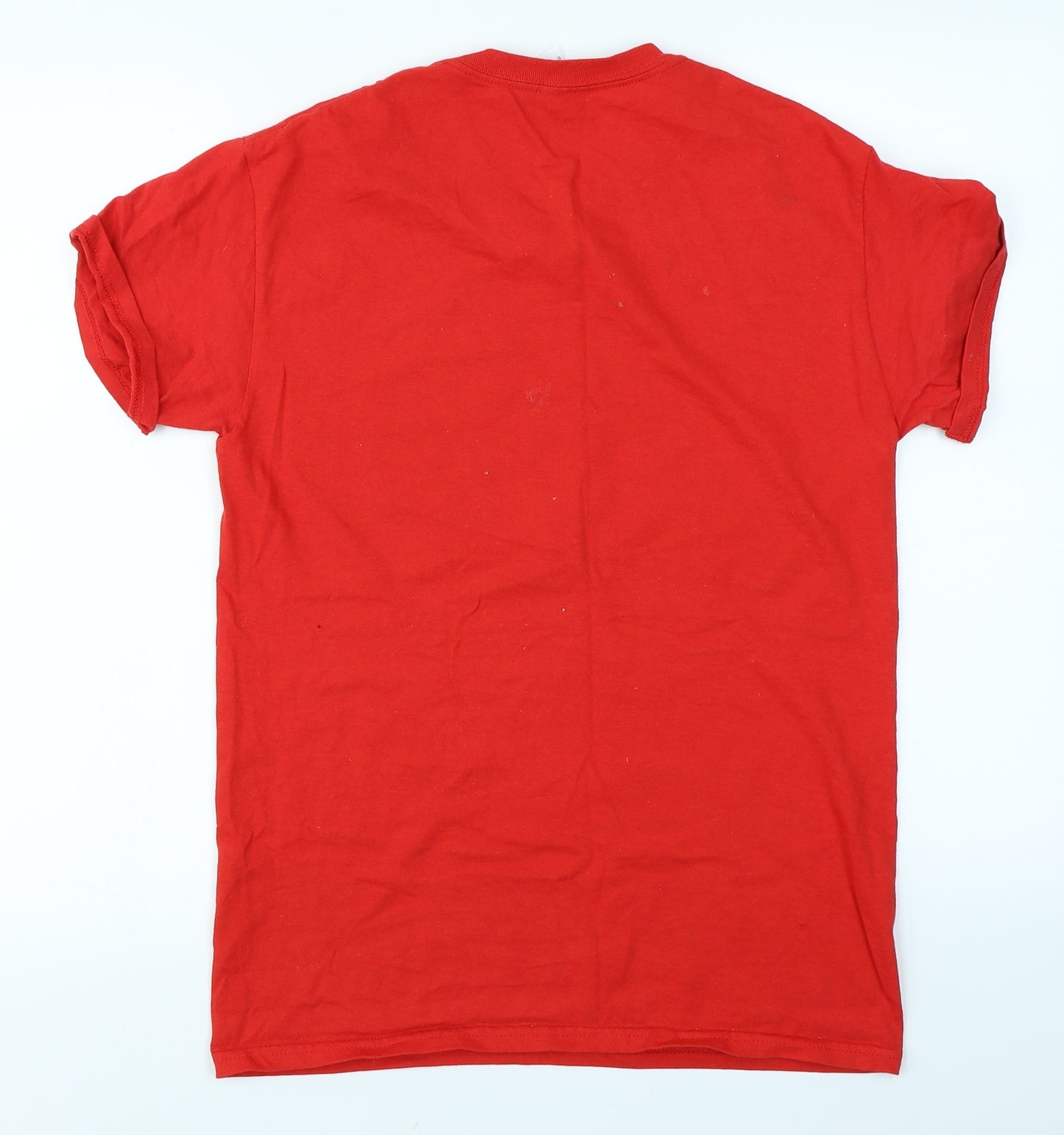 Gildan Mens Red    T-Shirt Size S