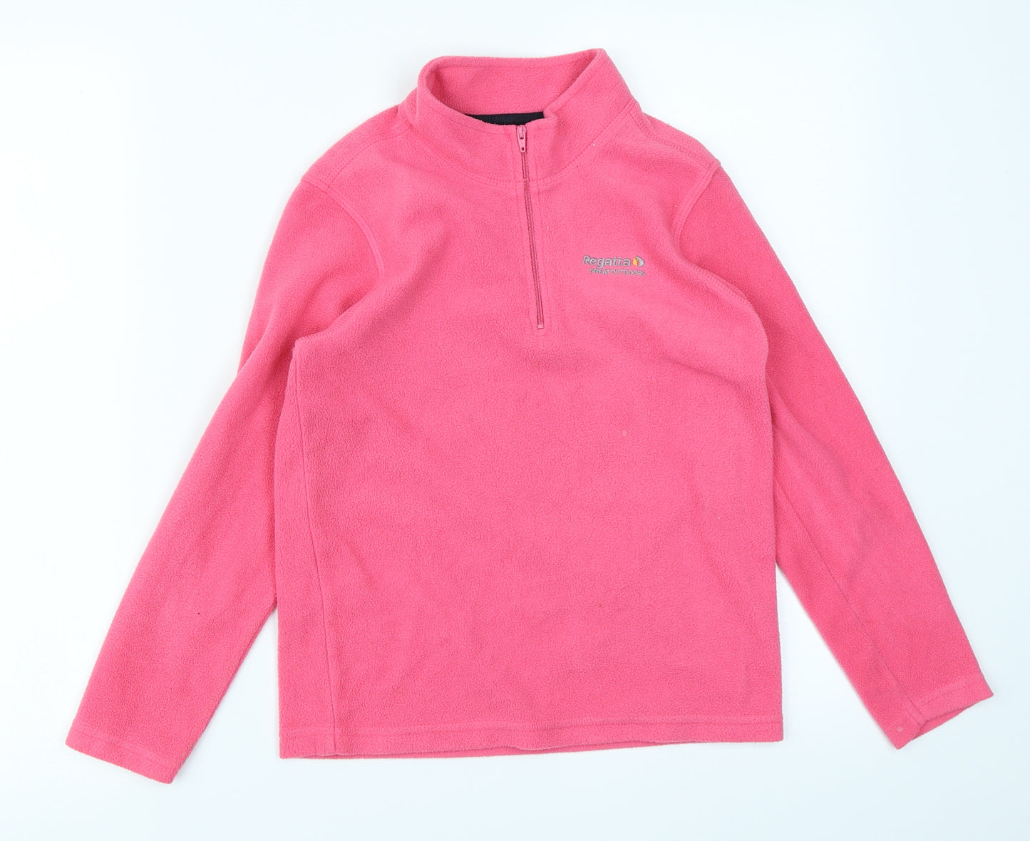 Regatta Girls Pink  Fleece Pullover Sweatshirt Size 9-10 Years