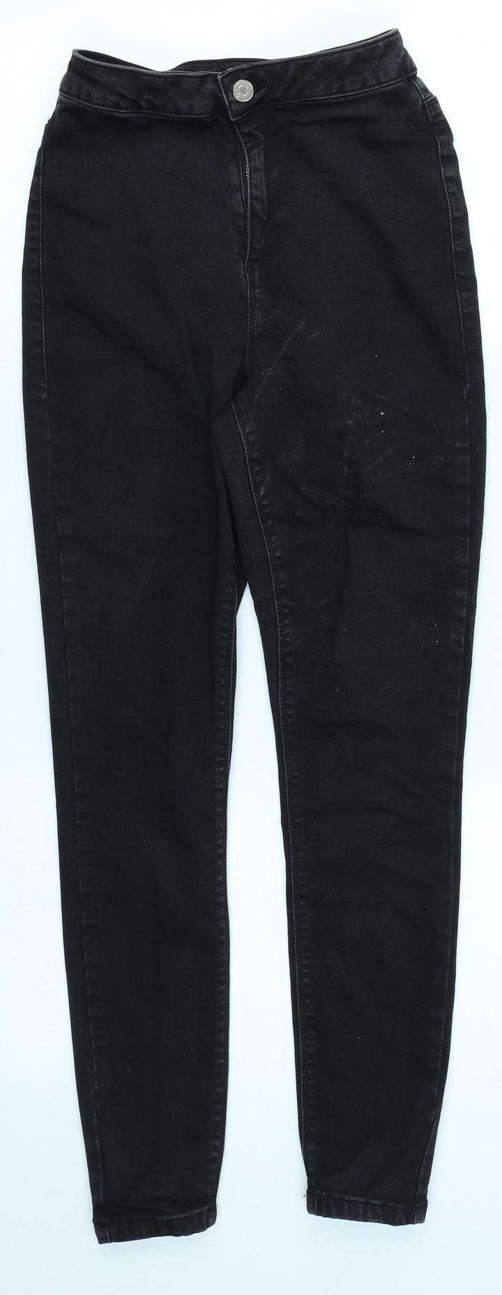Missguided Womens Black Denim Skinny Jeans Size 10 L25 in