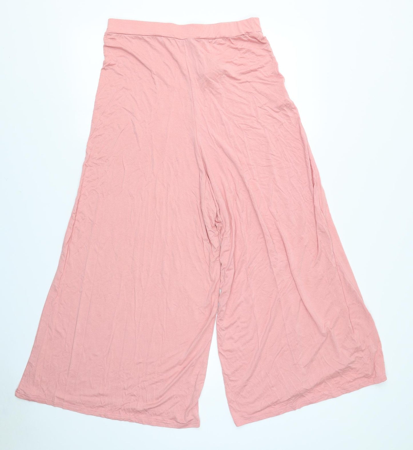Boohoo Womens Pink   Culotte Shorts Size 14