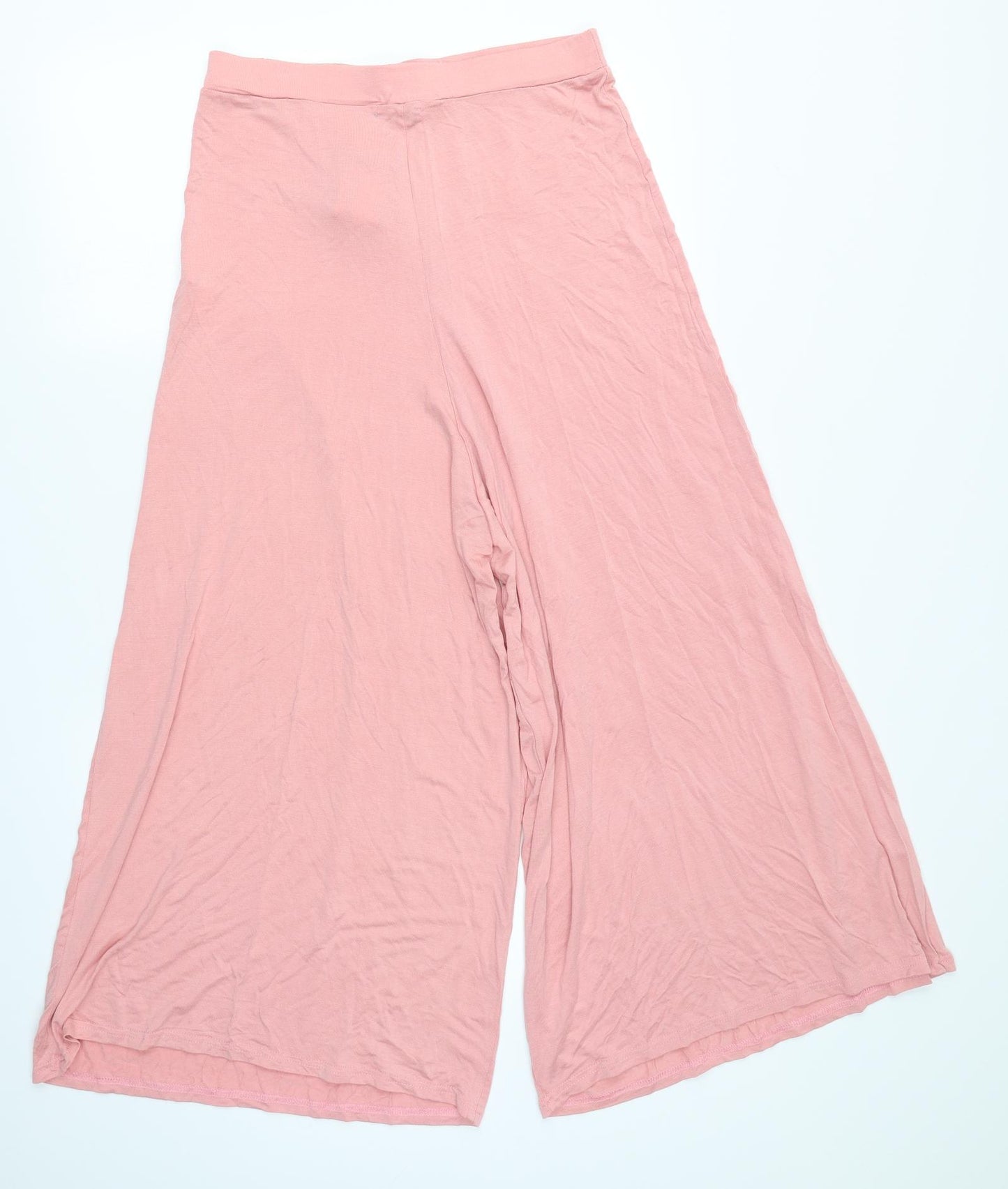 Boohoo Womens Pink   Culotte Shorts Size 14