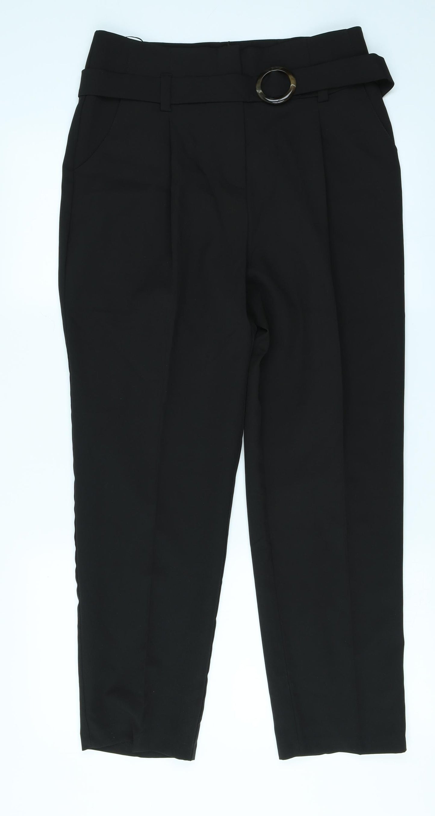 New Look Womens Black   Trousers  Size 12 L25 in