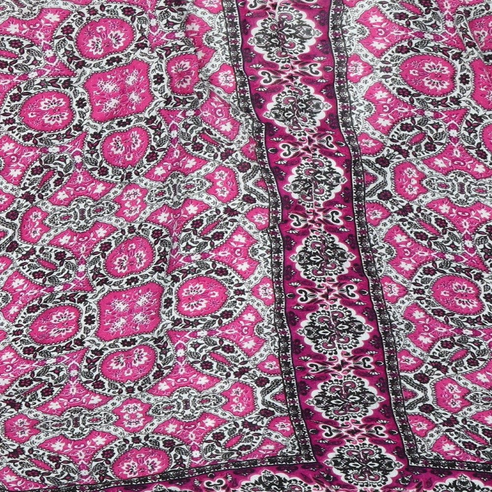 New Look Womens Pink Paisley  Shrug Jumper Size 14