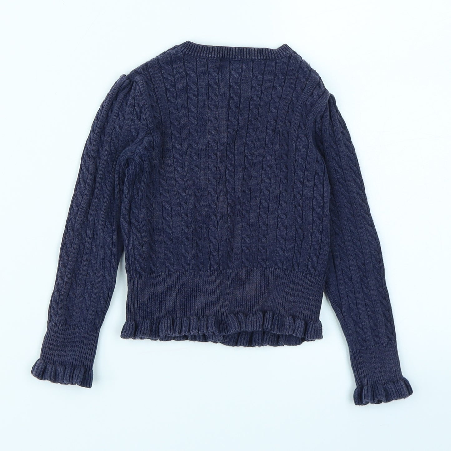 Ralph Lauren Girls Blue   Cardigan Jumper Size 3 Years