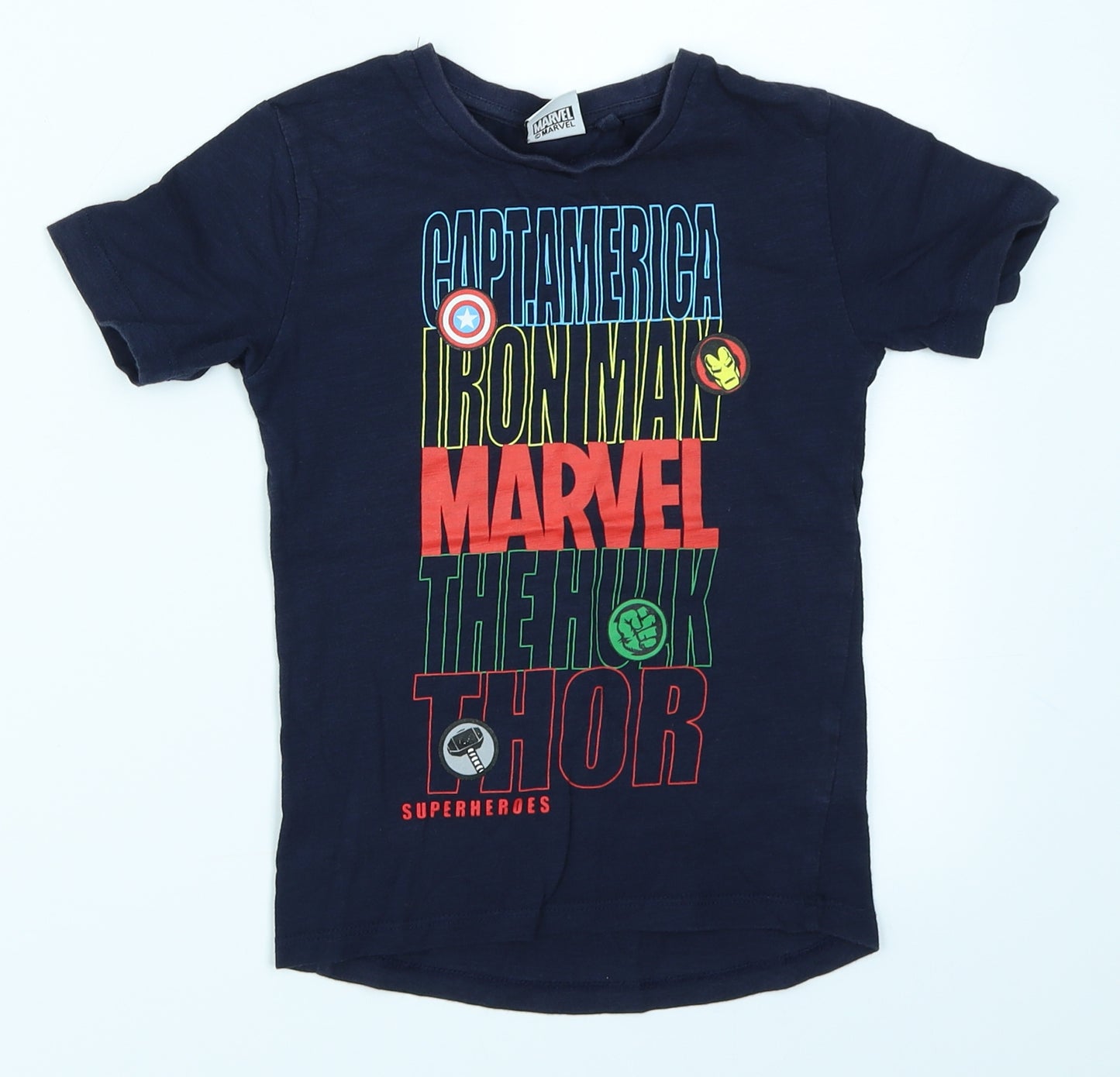 NEXT Boys Blue   Basic T-Shirt Size 4 Years  - Marvel