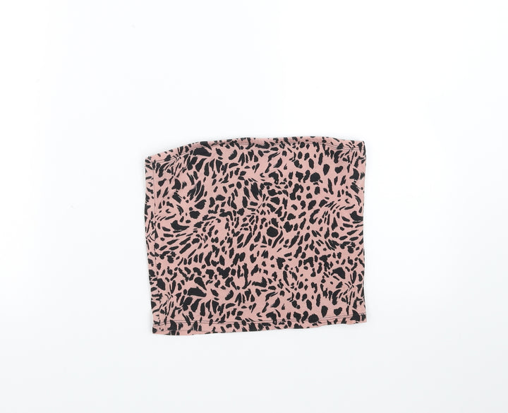 New Look Womens Pink   Cropped T-Shirt Size S