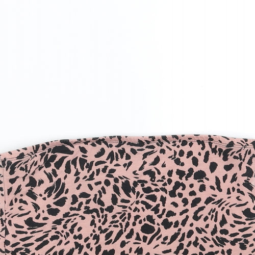 New Look Womens Pink   Cropped T-Shirt Size S