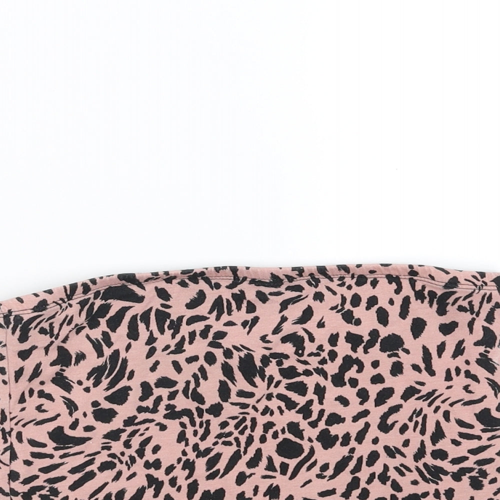 New Look Womens Pink   Cropped T-Shirt Size S