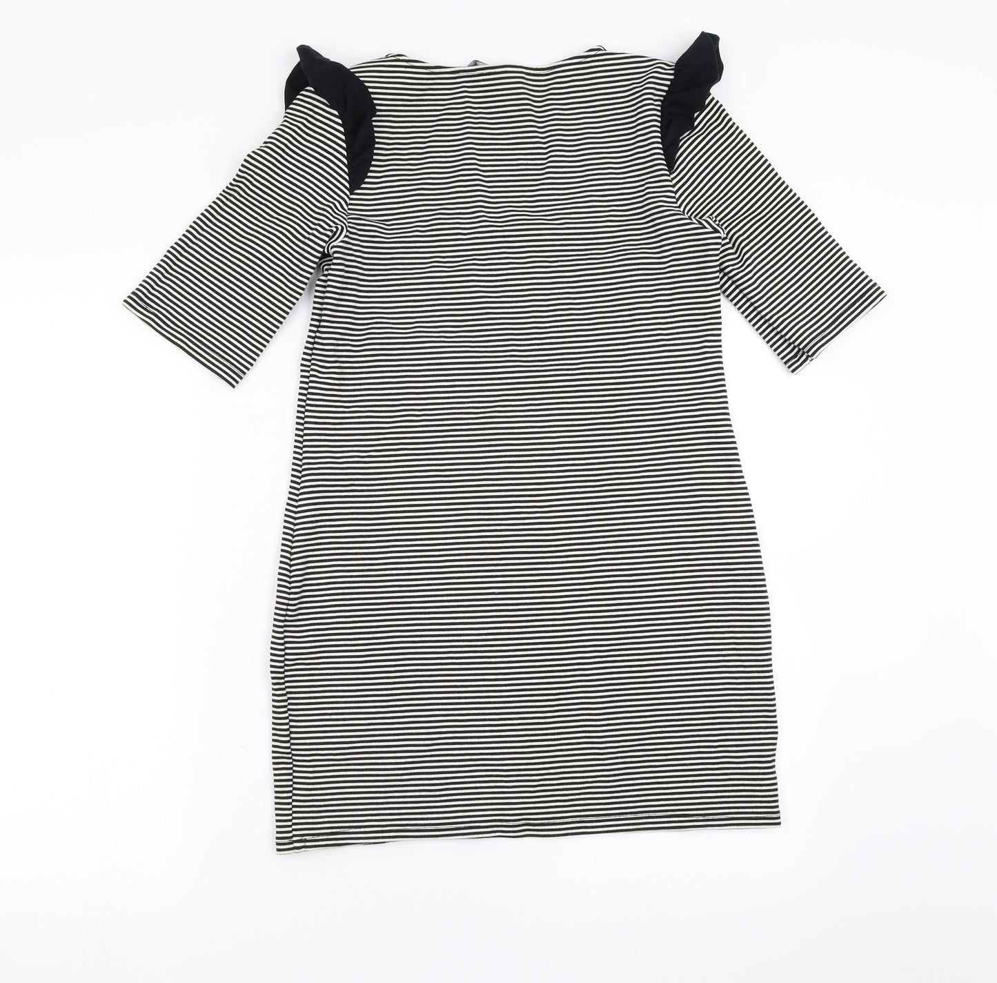 Dorothy Perkins Womens Black Striped  Mini  Size 14