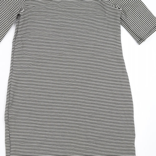 Dorothy Perkins Womens Black Striped  Mini  Size 14