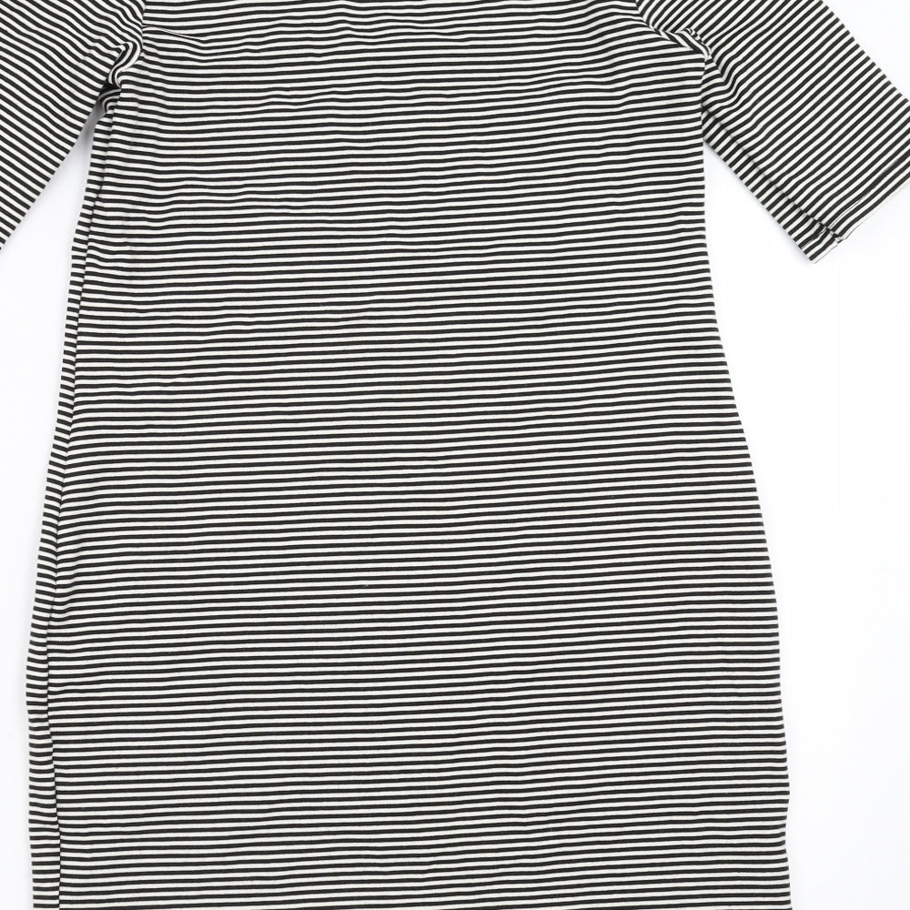 Dorothy Perkins Womens Black Striped  Mini  Size 14