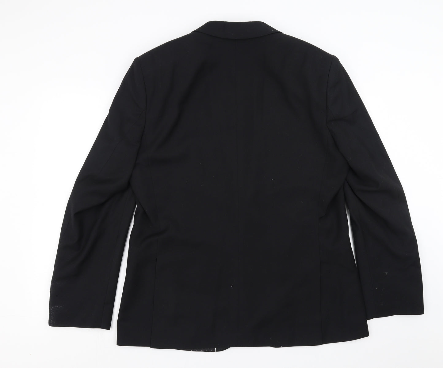 Limehaus Mens Black   Jacket Suit Jacket Size 44