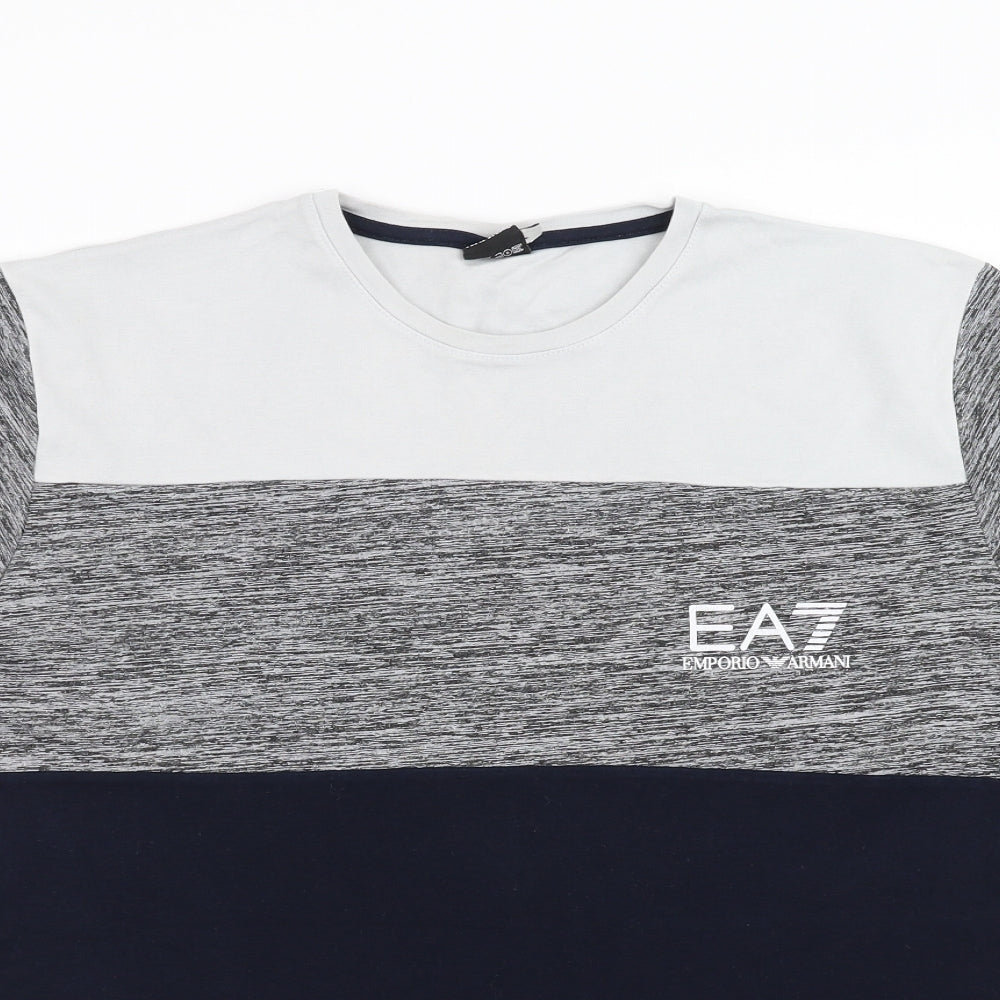Emporio Armani Mens Blue    T-Shirt Size XL