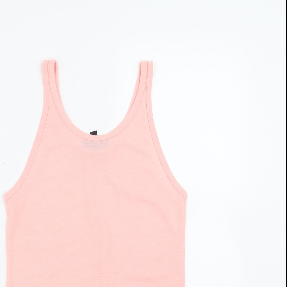 Topshop Womens Pink   Basic Tank Size 10