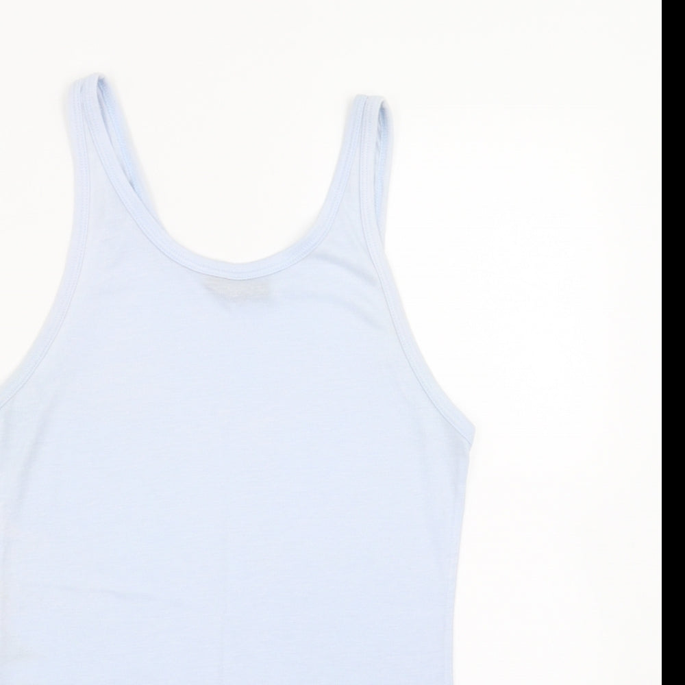Topshop Womens Blue   Basic Tank Size 12