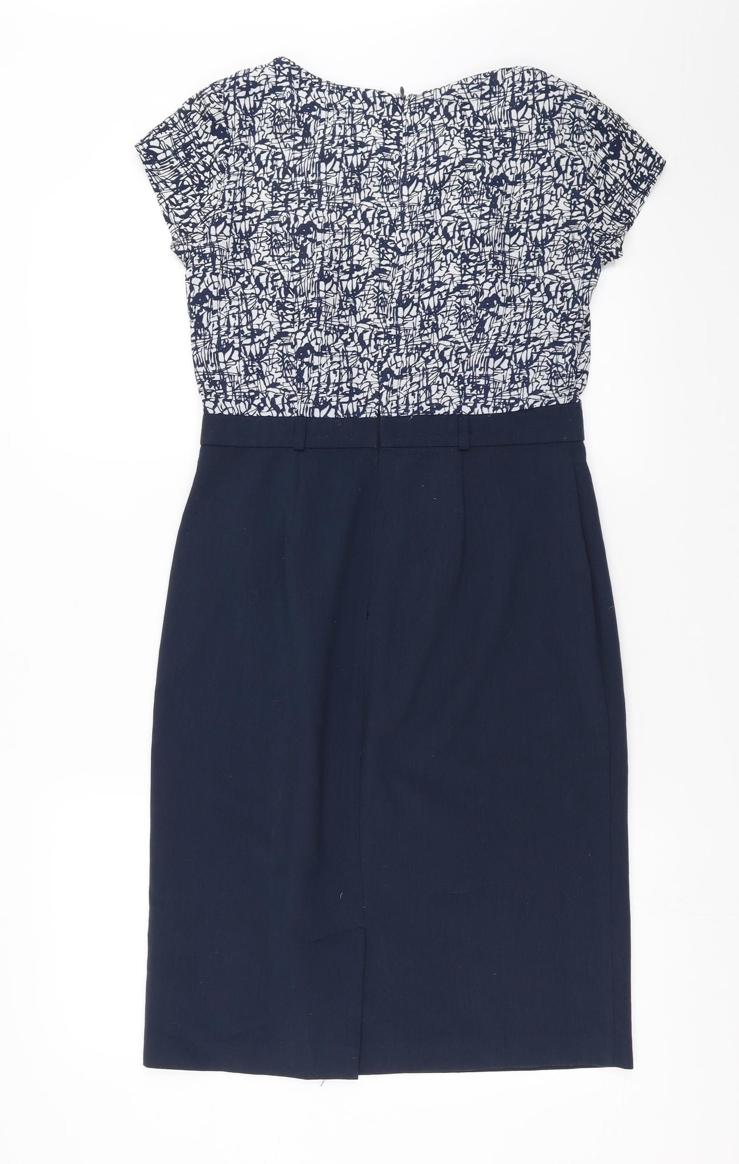 BHS Womens Blue   Pencil Dress  Size 10