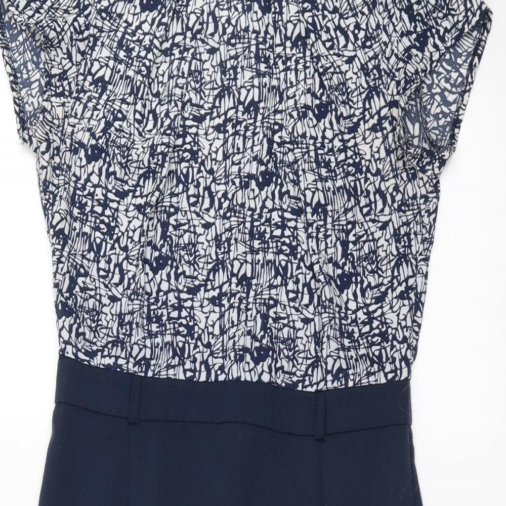 BHS Womens Blue   Pencil Dress  Size 10