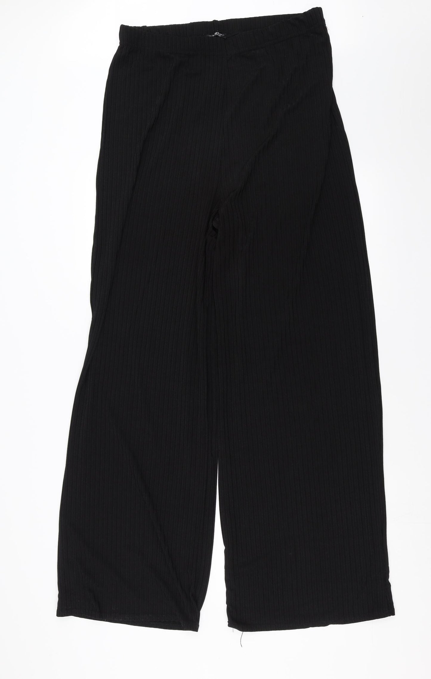 Select Womens Black Striped  Trousers  Size 16 L33 in