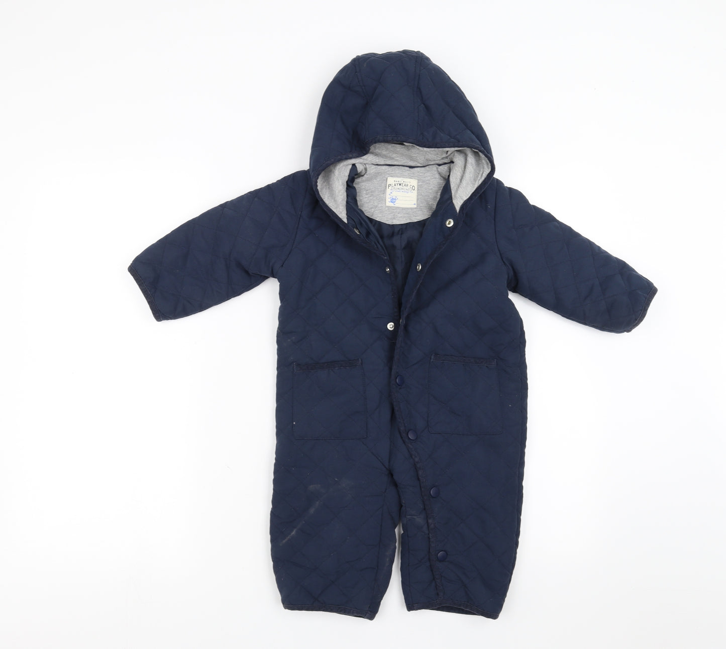 Marks and Spencer Baby Blue   Jacket Snowsuit Size 12-18 Months