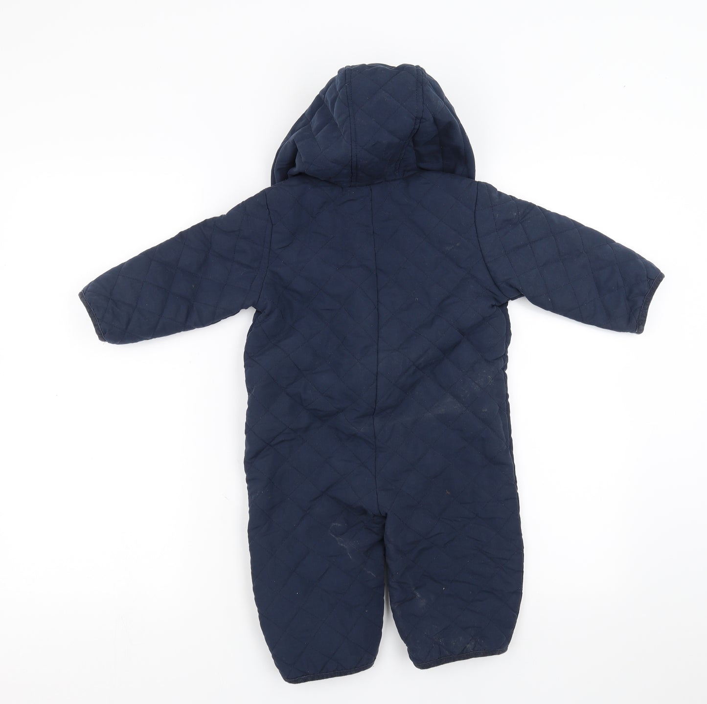 Marks and Spencer Baby Blue   Jacket Snowsuit Size 12-18 Months