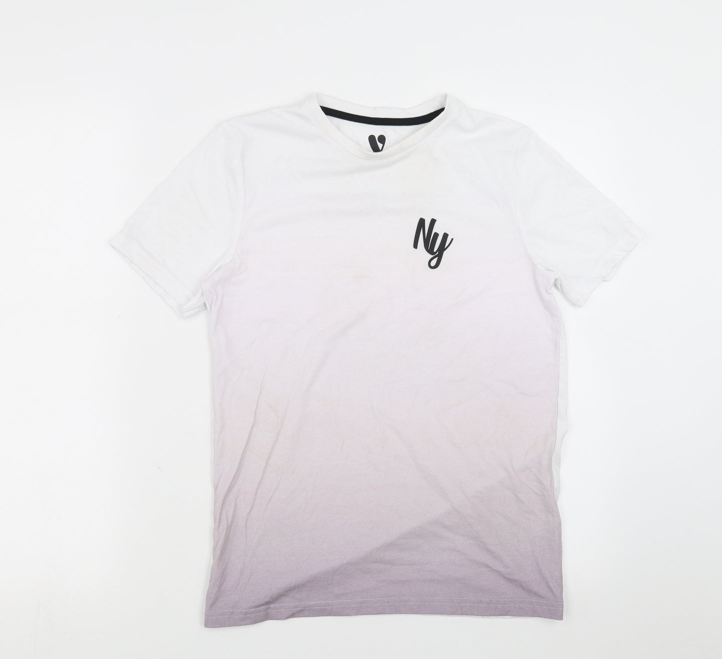 Very Boys White   Basic T-Shirt Size 12 Years