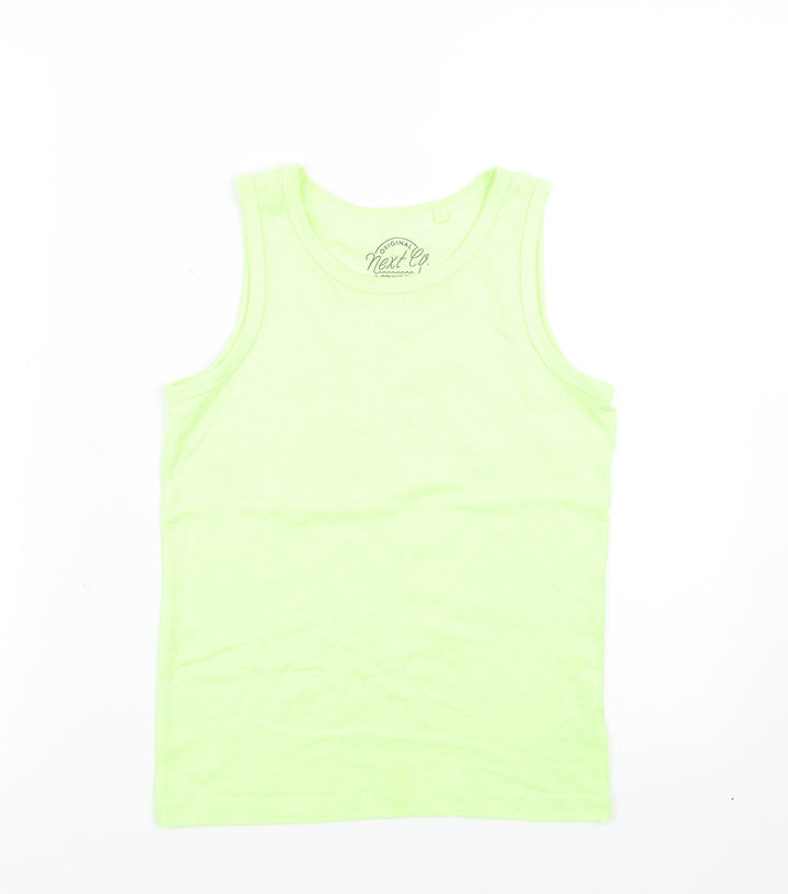 NEXT Boys Green Basic Tank Size 8 Years