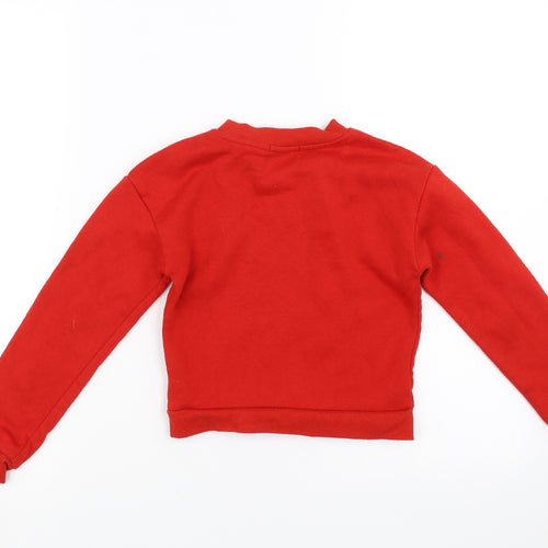 Primark Boys Red   Pullover Sweatshirt Size 8-9 Years  - whatever