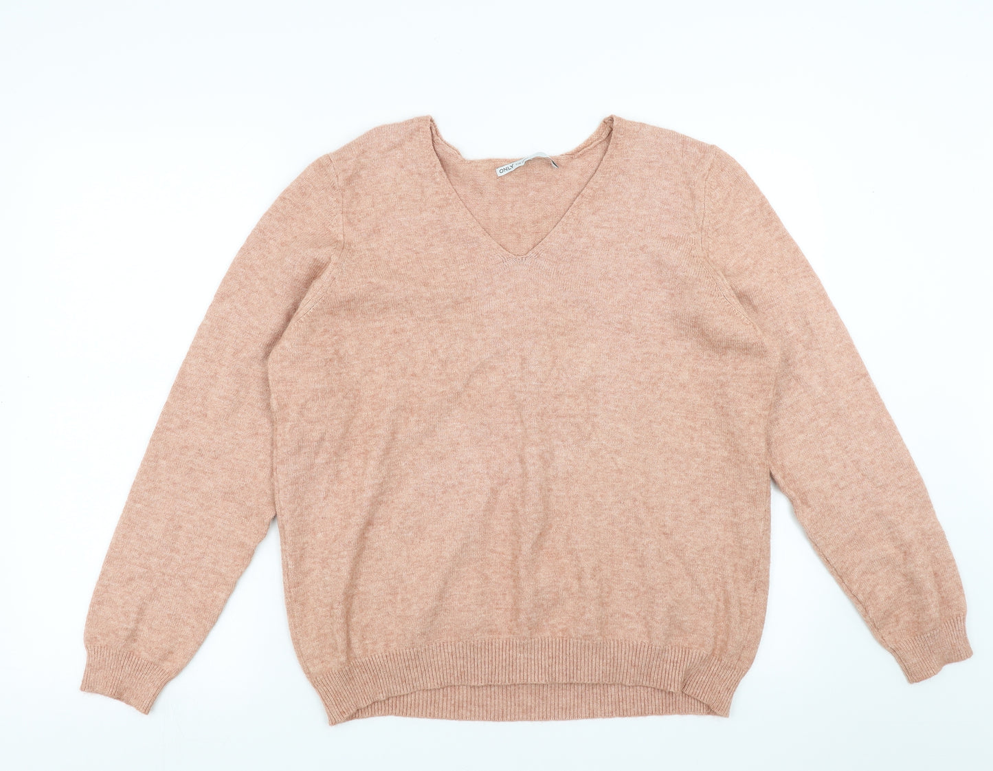 Only Womens Pink   Pullover Jumper Size L