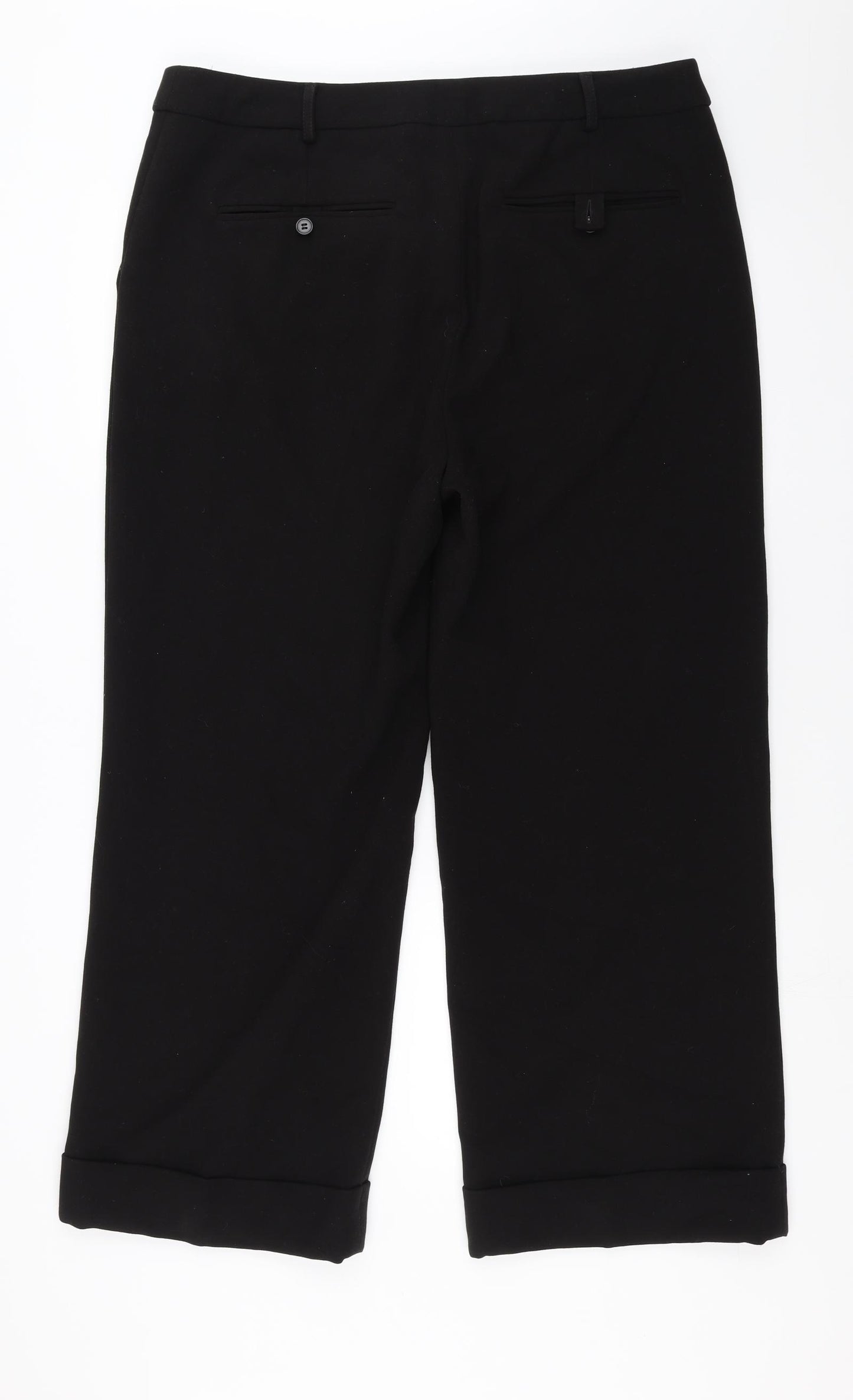 Marks and Spencer Womens Black   Trousers  Size 16 L27 in