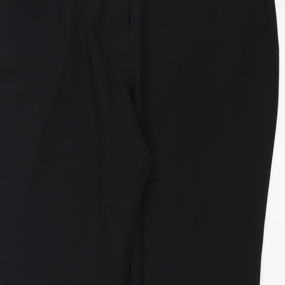 South Womens Black   Trousers  Size 16 L30 in