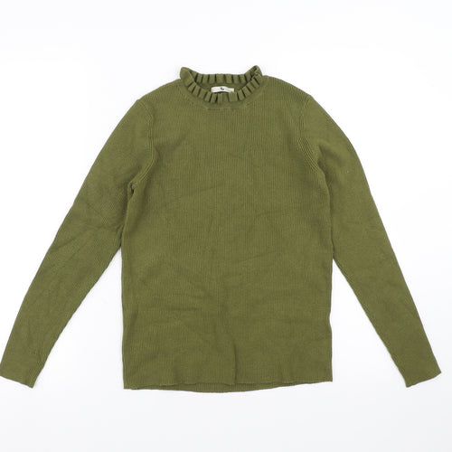 Sainsburys Womens Green   Pullover Jumper Size 14