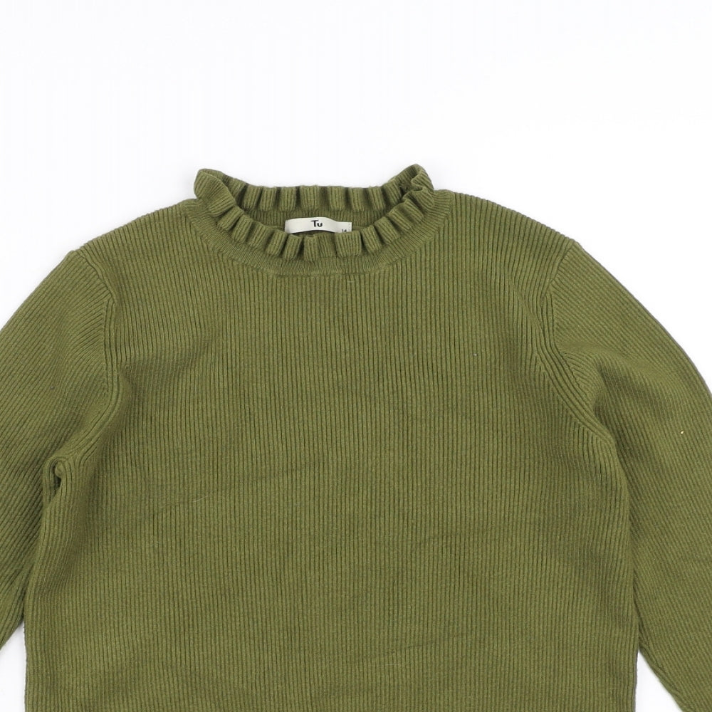 Sainsburys Womens Green   Pullover Jumper Size 14