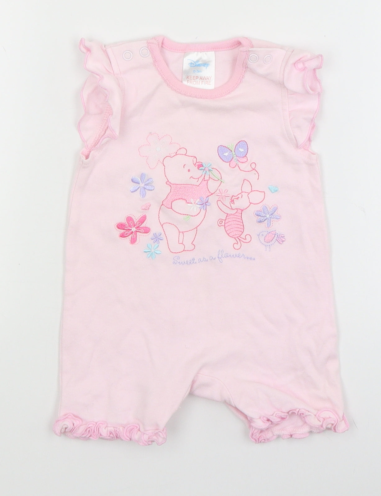 Disney Baby Pink   Romper One-Piece Size 0-3 Months  - winnie the pooh