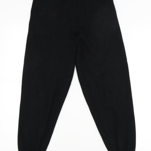 Quiz Womens Black   Jogger Trousers Size M L26.5 in