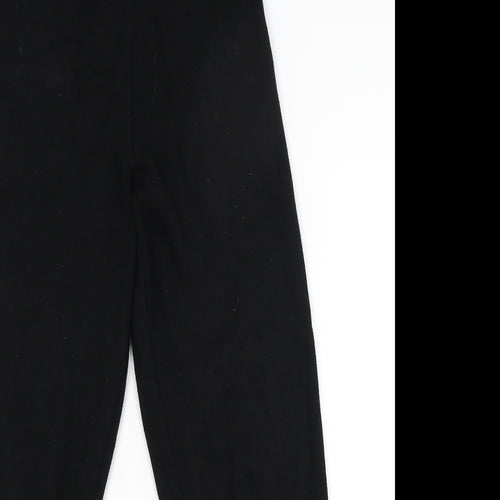 Quiz Womens Black   Jogger Trousers Size M L26.5 in