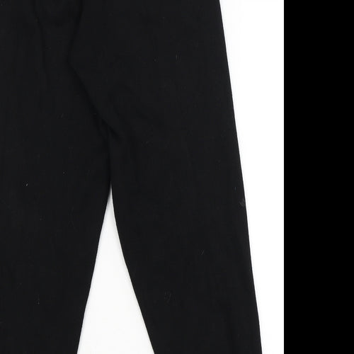 Quiz Womens Black   Jogger Trousers Size M L26.5 in