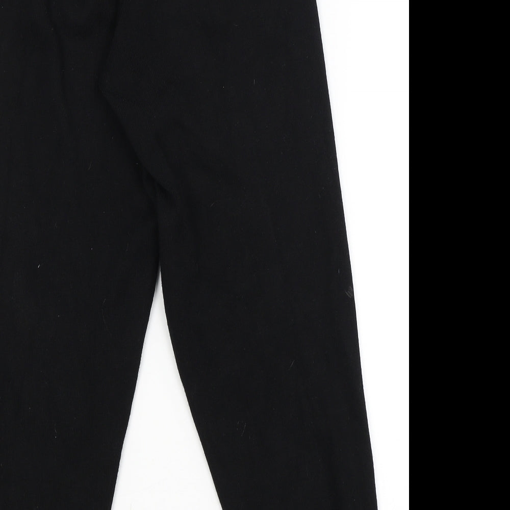 Quiz Womens Black   Jogger Trousers Size M L26.5 in