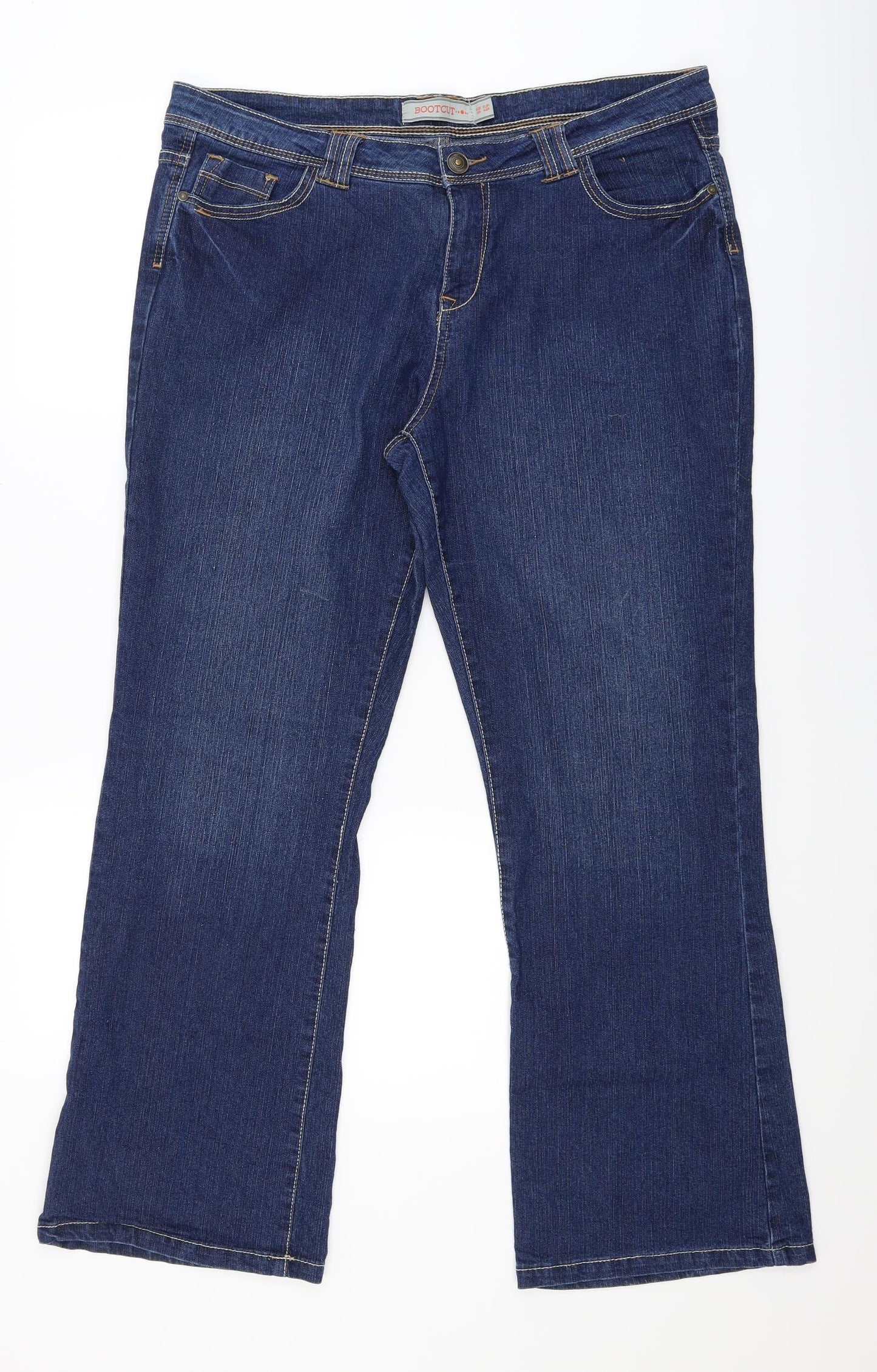 Dunnes Womens Blue   Bootcut Jeans Size 18 L28.5 in
